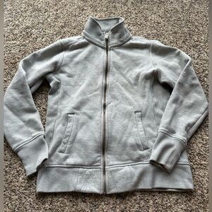 Carhartt women’s size small gray embroidered full zip sweatshirt